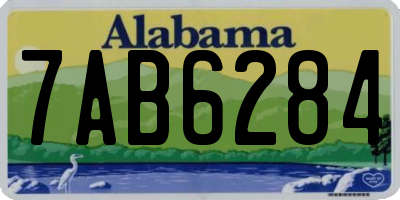 AL license plate 7AB6284