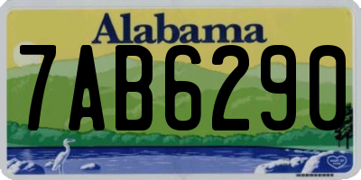 AL license plate 7AB6290