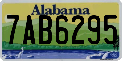 AL license plate 7AB6295