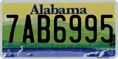 AL license plate 7AB6995