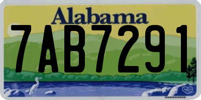 AL license plate 7AB7291