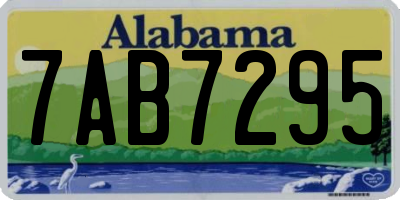 AL license plate 7AB7295