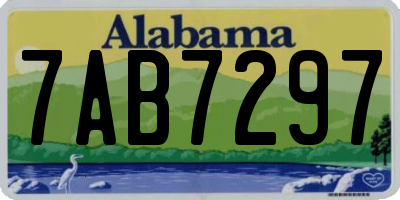 AL license plate 7AB7297