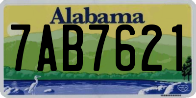 AL license plate 7AB7621