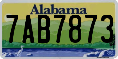 AL license plate 7AB7873