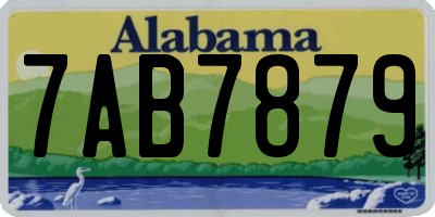 AL license plate 7AB7879