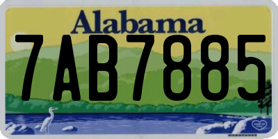 AL license plate 7AB7885