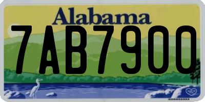 AL license plate 7AB7900