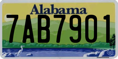 AL license plate 7AB7901