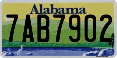 AL license plate 7AB7902