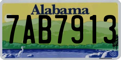 AL license plate 7AB7913