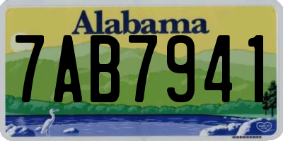 AL license plate 7AB7941