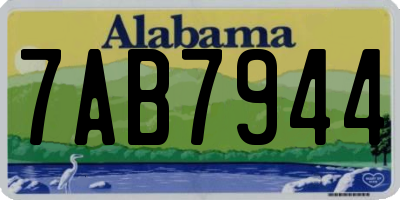 AL license plate 7AB7944