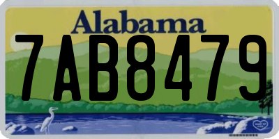 AL license plate 7AB8479