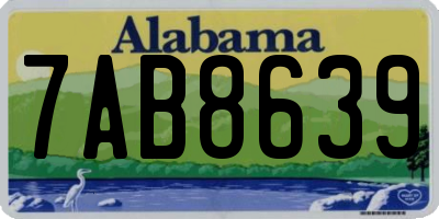 AL license plate 7AB8639
