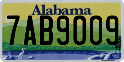 AL license plate 7AB9009