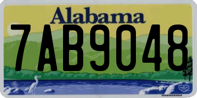 AL license plate 7AB9048
