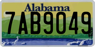 AL license plate 7AB9049
