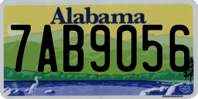 AL license plate 7AB9056