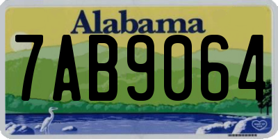 AL license plate 7AB9064