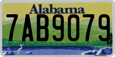 AL license plate 7AB9079