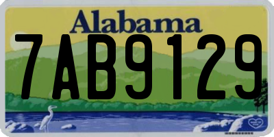 AL license plate 7AB9129