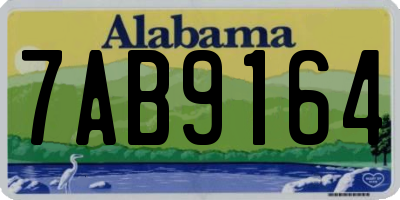 AL license plate 7AB9164
