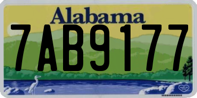 AL license plate 7AB9177