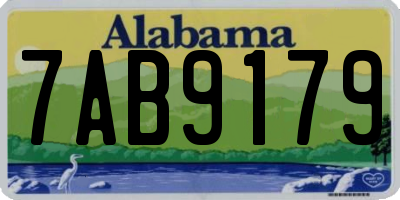AL license plate 7AB9179