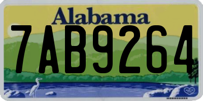 AL license plate 7AB9264