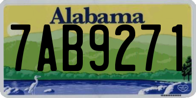 AL license plate 7AB9271