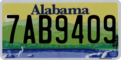 AL license plate 7AB9409