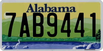 AL license plate 7AB9441