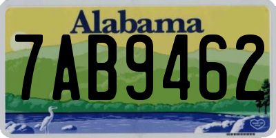 AL license plate 7AB9462