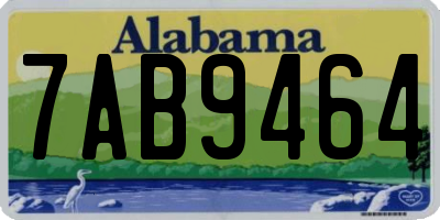 AL license plate 7AB9464