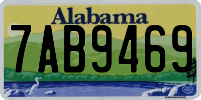 AL license plate 7AB9469