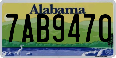 AL license plate 7AB9470