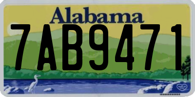 AL license plate 7AB9471