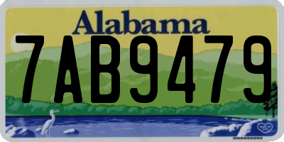 AL license plate 7AB9479