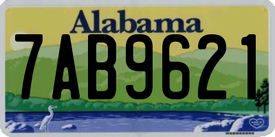 AL license plate 7AB9621