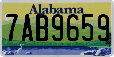AL license plate 7AB9659