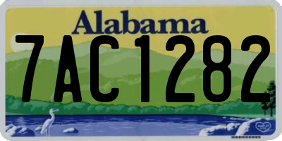 AL license plate 7AC1282