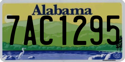 AL license plate 7AC1295
