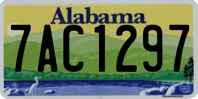 AL license plate 7AC1297