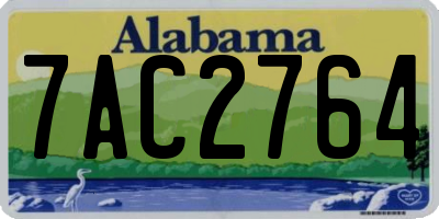 AL license plate 7AC2764