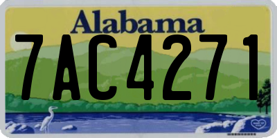 AL license plate 7AC4271