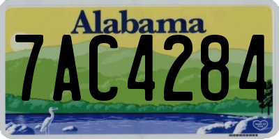 AL license plate 7AC4284