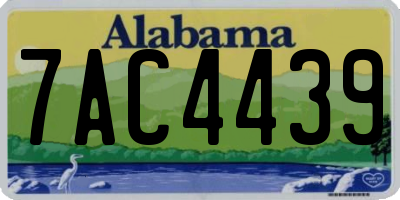 AL license plate 7AC4439