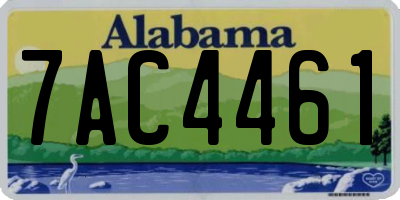 AL license plate 7AC4461