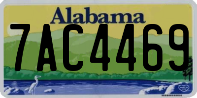 AL license plate 7AC4469